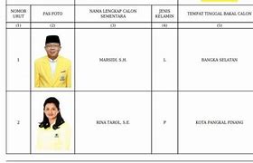 Anggota Dprd Gunungkidul Partai Golkar 2024